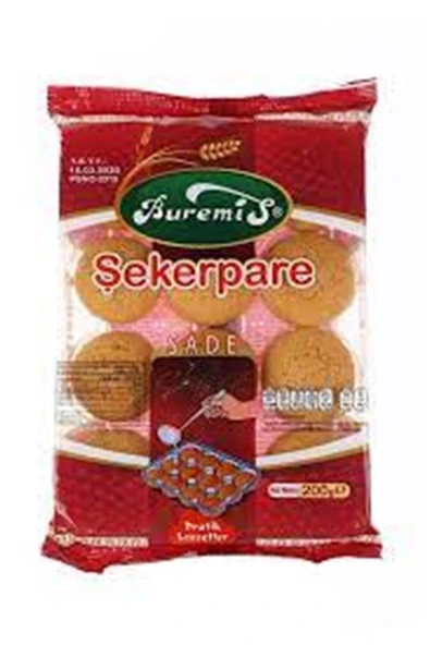 buremis SEKERPARE SADE 200GR X 2 PAKET ürün görseli 1