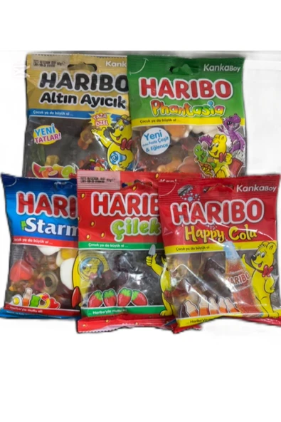 Haribo KARMA 80GR YUMUŞAK AROMALI ŞEKER 5 çEŞİT ürün görseli 1