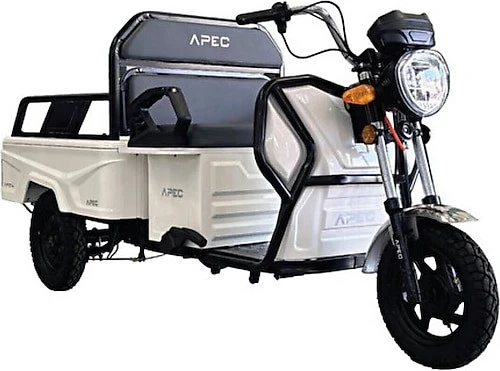 Apec APT4 1000 W 3 Tekerlekli Elektrikli Motosiklet Beyaz ürün görseli 1