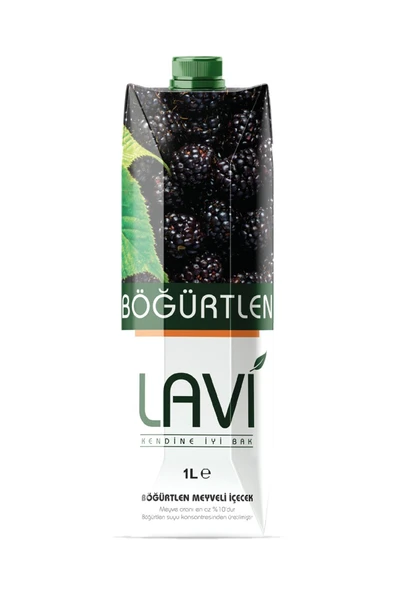 lavi kendine iyi bak LAVİ BÖĞÜRTLENLİ MEYVE SUYU 1 LT X4 ADET ürün görseli 1