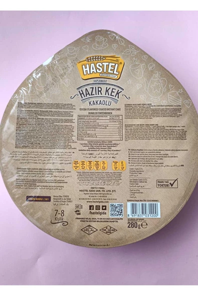 Hastel PASTA KEKİ KAKAOLU 280 GR - Resim 2