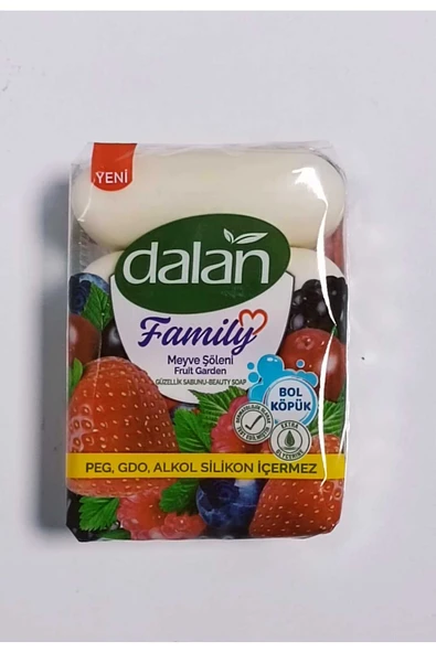 Dalan FAMİLY SABUN 75GR MEYVE ŞÖLENİ ürün görseli 1