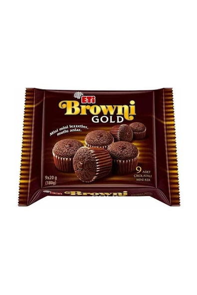 Eti Browni Gold Mini Kakaolu 180 gr - Resim 2