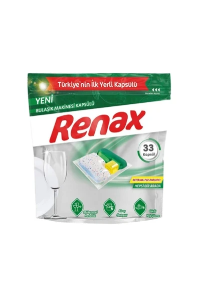 RENAX 33'lü Bulaşık Makine Kapsülü ürün görseli 1