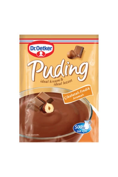 Dr. Oetker Dr.Oetker Puding Çikolata Fındıklı 102 G ( 5 ADET ) ürün görseli 1