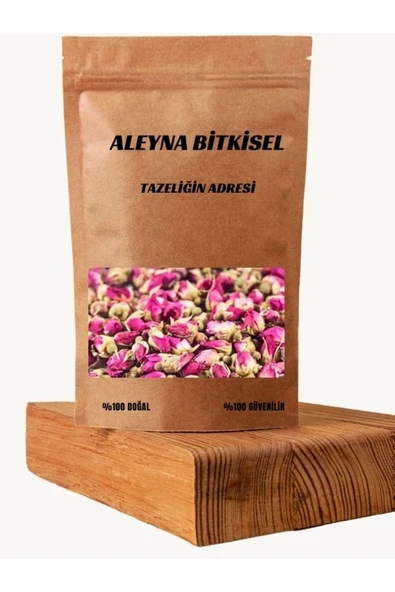 aleyna baharat 10 Gr Tomurcuk Gül Kurusu Pembe Gül ürün görseli 1