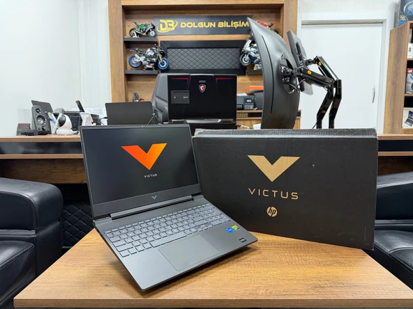 Hp Victus 15-FA2018NT i5 13420H-RTX5050 8Gb-16Gb-512Gb-15.6" W11 (İKİNCİ EL) ürün görseli 1