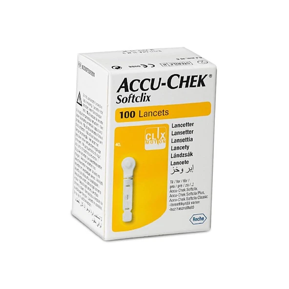 Accu Chek Softclix Lancet 100 ADET (SKT:10/2027) ürün görseli 1