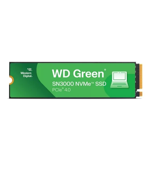 WD Green WDS500G4G0E 500 GB 4100 MB/S - 5000 MB/S SN3000 M.2 SSD ürün görseli 1