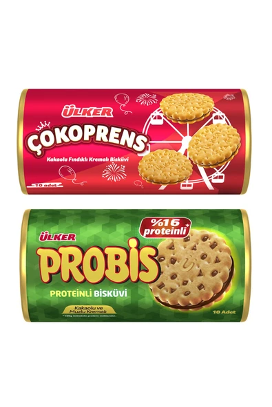 Ülker PROBİS & ÇOKOPRENS KREMALI BİSKÜVİ ürün görseli 1