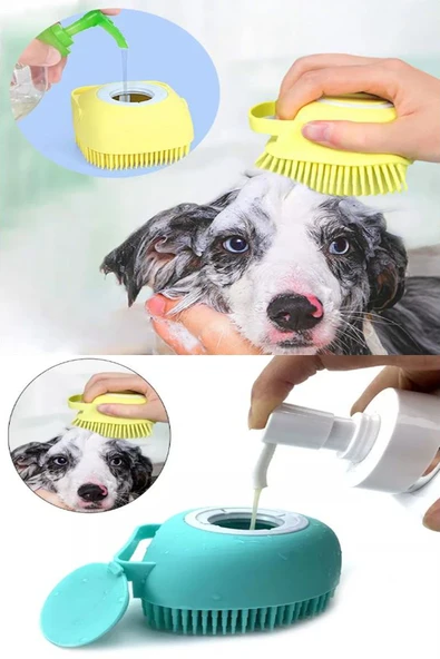 MİNTOLA Şampuan Hazneli Kedi Köpek Yıkama Kesesi ürün görseli 1