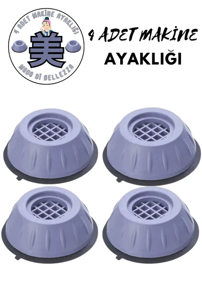 MİNTOLA  Gürültü Engelleyici Ve Kaymaz Titreşim Önleyici Kauçuk Ayak Pedleri Çamaşır Makinesi ürün görseli 1