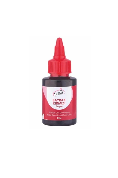 Dr. Gusto Bayrak Kırmızı Likit Gıda Boyası 60 Gr ürün görseli 1