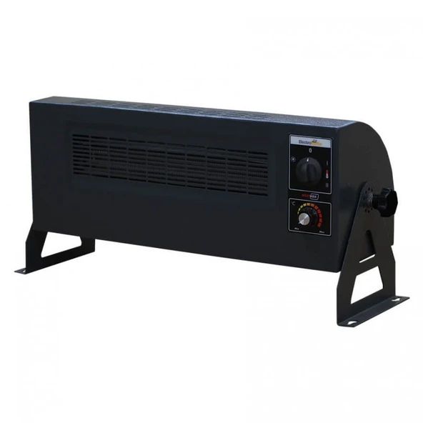 HB3602000F Heatbox 360 2000W Monofaze Elektrikli Fanlı Isıtıcı Füme ürün görseli 1