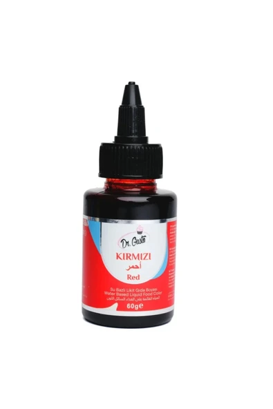 Dr. Gusto Su Bazlı Likit Gıda Boyası Kırmızı 60 gr. ürün görseli 1