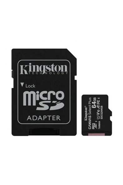64GB Canvas Select Plus Gen3 Micro SDXC 100MB/s A1 Hafıza Kartı, SDCS3/64GB ürün görseli 1
