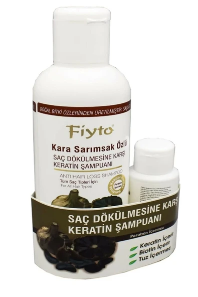 Fiyto Kara Sarımsak Özlü Şampuan 500 Ml + Saç Serumu 75 Ml ürün görseli 1