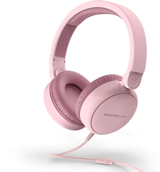 Energysistem Style 1 Kablolu Kulaküstü Kulaklık Pembe-AMBALAJ HASARLI(SIFIR KONDİSYONDA) ürün görseli 1