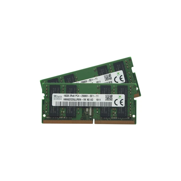 Skhynix 16 GB 2666 MHz SODIMM HMA82GS6JJR8N-VK DDR4 Ram ürün görseli 1