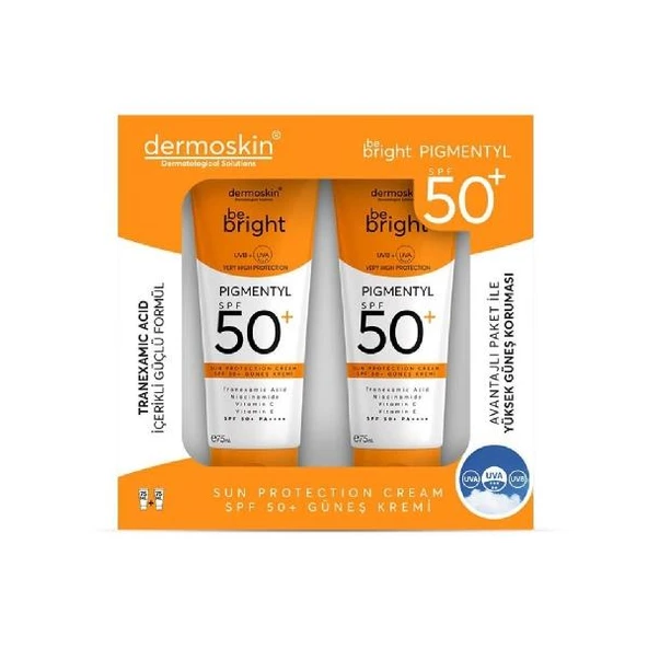 Dermoskin Be Bright Pigmentyl Spf50+ Krem 75 Ml 2'Li ürün görseli 1