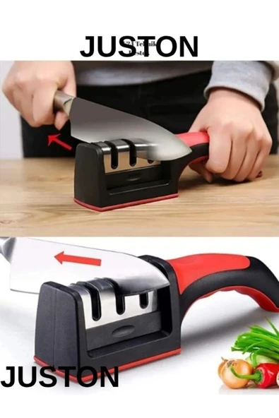 MİNTOLA   Bıçak Bileyici 3 Açılı Elmas Tungsten Çelik El Bıçakları Bileme Aleti ürün görseli 1