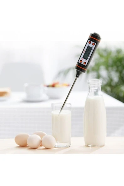 MİNTOLA  Dijital Lcd Gıda Yemek Yem Mama Süt Termometresi Batırmalı Mutfak Termometresi Sıcaklık Ölçer ürün görseli 1