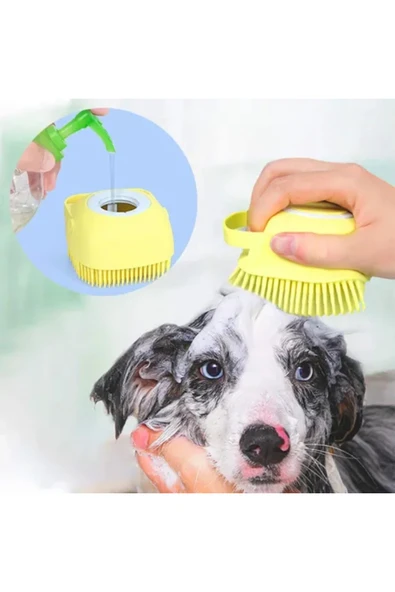 MİNTOLA Şampuan Hazneli Kedi Köpek Yıkama Kesesi - ZHT8226-5358 ürün görseli 1