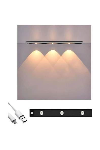 Cata Ct-2464 40 cm Bella Slim Cabinet Şarjlı-Sensörlü 4000K ürün görseli 1