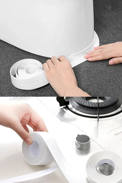 MİNTOLA Profesyonel Su Sızdırmaz Akıllı Küvet Lavabo Klozet Banyo Mutfak Kenar Bandı Yapışkanlı Şerit Bant ürün görseli 1