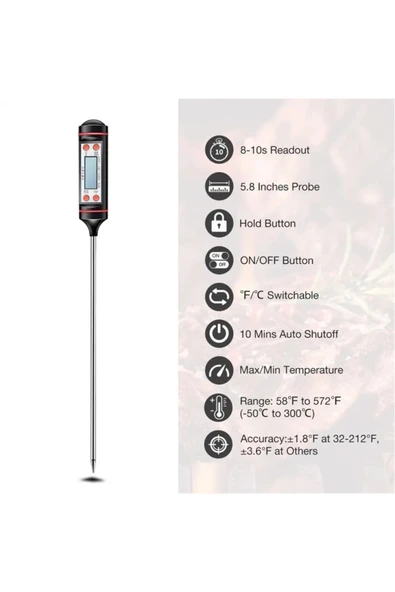 MİNTOLA  Dijital Termometre TP101 - Resim 5