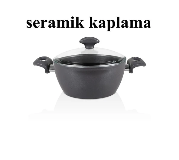 Falez Seramik Derin Tencere 24 CM - Resim 3