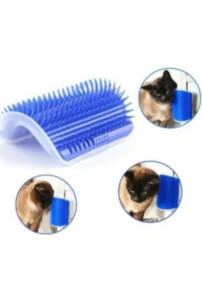 MİNTOLA  Kedi Kaşınma Aparatı Mavi - Resim 2
