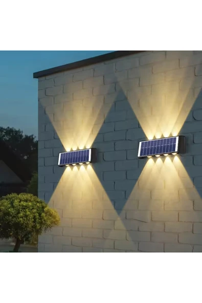 Cata Güneş Enerjili Led Aplik CT-8010 - Solar Enerjili Bahçe Aydınlatma ürün görseli 1