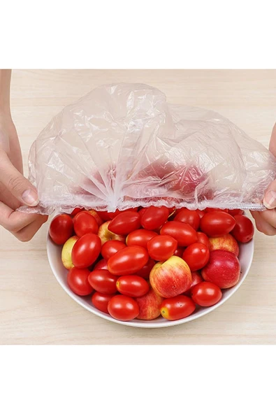 MİNTOLA 100 Adet Pratik Tazeliği Koruyan Tencere ve Tabak Bonesi Çok Amaçlı Kapak Gıda Bonesi ürün görseli 1
