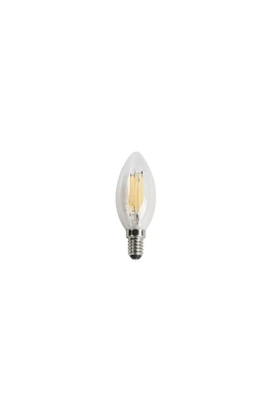 Cata 4w Flamanlı Şeffaf Led Buji Ampul Ct-4066 Gün Işığı 10 Lu Paket ürün görseli 1