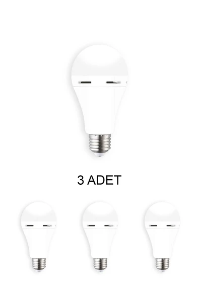 Cata Ct-4229 Şarjlı Led Ampul Beyaz 9w - 3’lü Paket ürün görseli 1