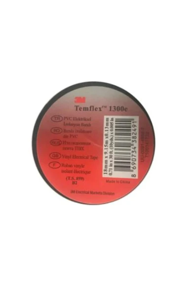 3M Temflex Izolebant 18 Mm 1300e Siyah ürün görseli 1