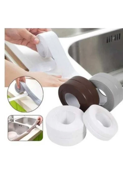 MİNTOLA  Su Sızdırmaz Bant Mutfak Lavabo Pencere Duvar Bandı 3.2 Mt. ürün görseli 1