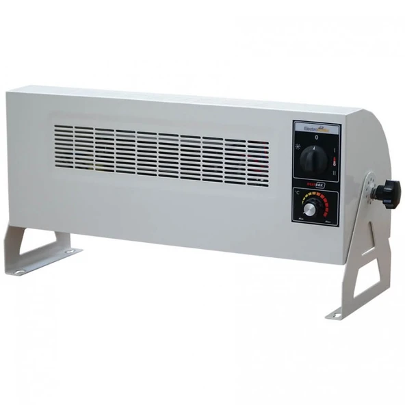 HB3602000K Heatbox 360 2000W Monofaze Elektrikli Fanlı Isıtıcı Krem ürün görseli 1