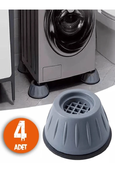 TEGOMİ4'lü Çamaşır Makinesi Vb. Makineler Için Titreşim Engelleyici Stoper (10cm X 4cm) ürün görseli 1