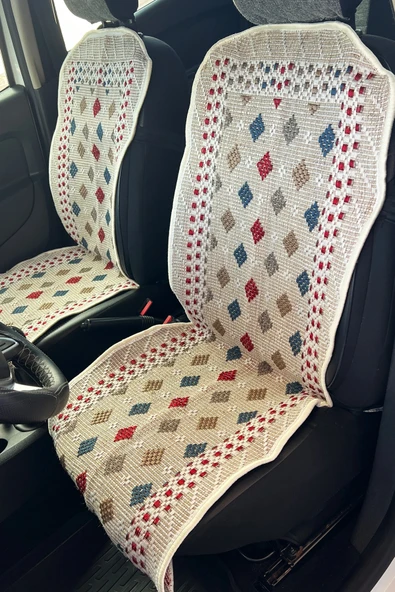 Oto Koltuk Kılıf Kilim 3 Parça Set Terletmez Jüt İplik Dokuma Universal ürün görseli 1