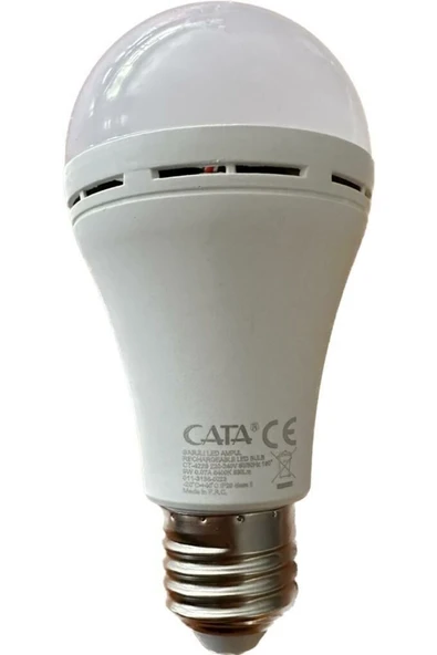 Cata Ct-4229 9 Watt Şarjlı Led Ampul Beyaz ürün görseli 1