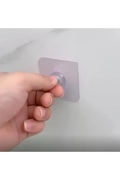 MİNTOLA  Eşya Sabitleme Askısı Çift Taraflı Yapışkanlı Vidalı 4'lü ürün görseli 1