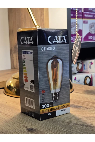 Cata Rustik Led Ampul Amber Ct-4350 - Resim 2