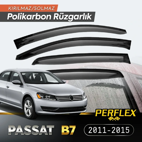 Vw Passat B7 2011-2015 Cam Rüzgarlığı V2 Düz ürün görseli 1