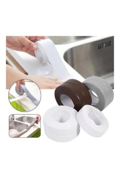 TEGOMİ Su Sızdırmaz Bant Mutfak Banyo Duvar Küvet Lavabo Kenar Bandı Ev Iş Ofis Sızdırmazlık Bantı ürün görseli 1