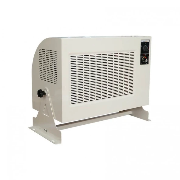 HBPRO9000K Heatbox Pro 9000W Trifaze Elektrikli Fanlı Isıtıcı Krem ürün görseli 1