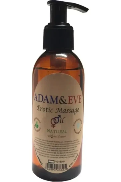 Xlan Adam & Eve 150 ml Natural Adam&eve Massage Oil | Boy Adam Eve ROTIK Masaj Yağı X 3 ADET ürün görseli 1