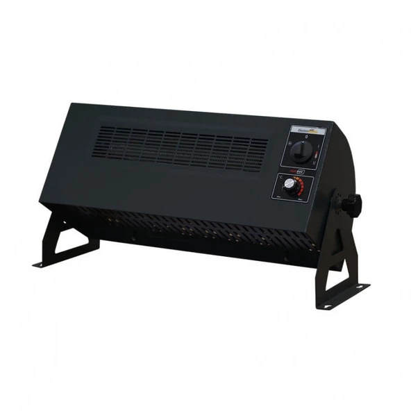 HB3603000F Heatbox 360 3000W Monofaze Elektrikli Fanlı Isıtıcı Füme ürün görseli 1