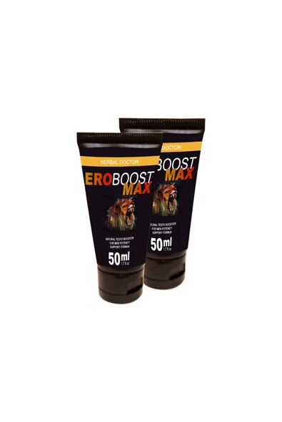 Xlan EroBoost Max 2 Adet Testo 50 ml Cream Boyut Harici Uygulama Kremi ürün görseli 1